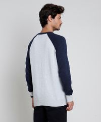 Sueter-Masculino-em-Trico-Com-Bolso-Raglan-Cinza-Mescla-Claro-9789012-Cinza_Mescla_Claro_2