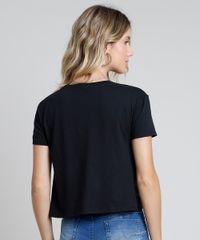 Blusa-Feminina-Basica-com-No-Manga-Curta-Decote-Redondo-Preta-9883921-Preto_2