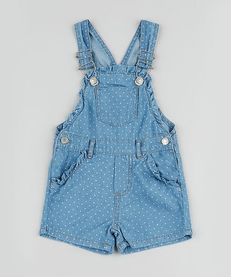 Jardineira-Jeans-Infantil-Estampada-de-Poa-com-Babados-Azul-Claro-9638384-Azul_Claro_1