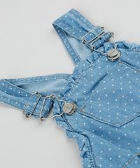 Jardineira-Jeans-Infantil-Estampada-de-Poa-com-Babados-Azul-Claro-9638384-Azul_Claro_5