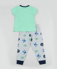 Pijama-Infantil-Monstrinho-Manga-Curta-Verde-9878562-Verde_2