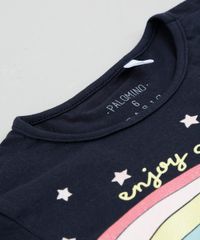 Blusa-Infantil-Unicornio--Enjoy-and-Dream--Manga-Curta-Azul-Escuro-9911943-Azul_Escuro_3