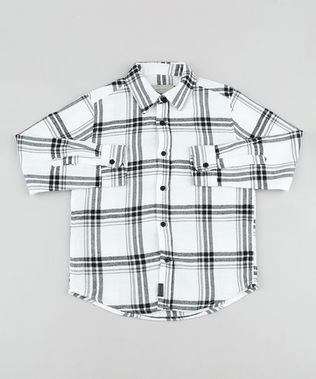 Camisa-Infantil-em-Flanela-Estampada-Xadrez-Manga-Longa-Branca-9808440-Branco_1
