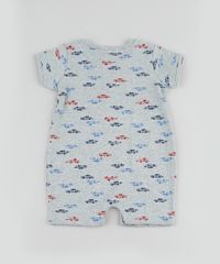 Macaquinho-Infantil-Estampado-de-Carros-com-Bolso-Manga-Curta-Gola-Portuguesa-Cinza-Mescla-9858179-Cinza_Mescla_2