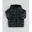 Jaqueta-Puffer-Infantil-Estampada-de-Estrelas-Metalizadas-em-Nylon-com-Capuz-e-Bolsos-Preta-9785085-Preto_1