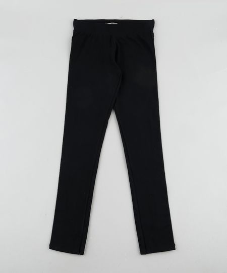 Calca-Legging-Infantil-com-Faixa-Lateral--Girl-Power--Preta-9911948-Preto_1