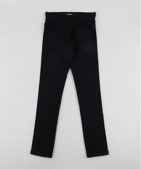 Calca-Legging-Infantil-com-Faixa-Lateral--Girl-Power--Preta-9911948-Preto_1