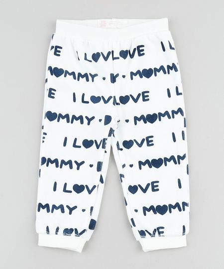 Calca-Infantil--I-Love-Mommy-and-Daddy--em-Plush-Branca-9757309-Branco_1