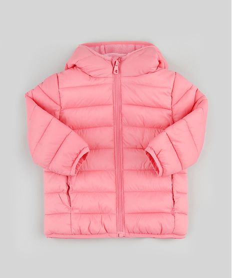 Jaqueta-Puffer-Infantil-em-Nylon-com-Capuz-e-Bolsos-Rosa-9784737-Rosa_1