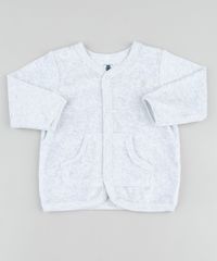 Cardigan-Infantil-Basico-com-Bolsos-em-Plush-Cinza-Mescla-Claro-9688484-Cinza_Mescla_Claro_1