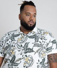 Polo-Masculina-BBB-Comfort-em-Piquet-Estampada-Floral-Manga-Curta-Off-White-9869037-Off_White_4