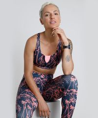 Top-Feminino-BBB-Esportivo-Ace-Estampado-Floral-com-Ziper-e-Bojo-Removivel-Decote-Nadador-Protecao-UV50--Preto-9803540-Preto_1