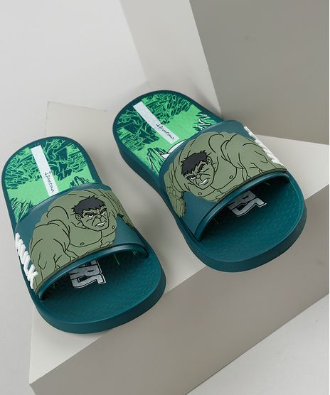Chinelo-Slide-Infantil-Ipanema-Hulk-Estampado-Verde-Escuro-9925104-Verde_Escuro_1