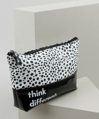 Necessaire-Feminina-Estampada-com-Recorte--Think-Different---Branca-9901242-Branco_2