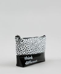 Necessaire-Feminina-Estampada-com-Recorte--Think-Different---Branca-9901242-Branco_3
