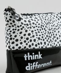 Necessaire-Feminina-Estampada-com-Recorte--Think-Different---Branca-9901242-Branco_4