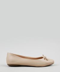 Sapatilha-Feminina-Via-Uno-Bico-Quadrado-com-Laco-Bege-9942510-Bege_2