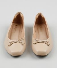 Sapatilha-Feminina-Via-Uno-Bico-Quadrado-com-Laco-Bege-9942510-Bege_5