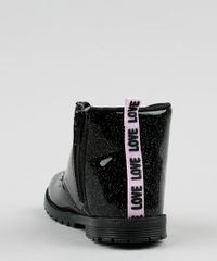 Bota-Coturno-Infantil-Baby-Club-em-Verniz-com-Glitter-e-Ziper-Preta-9917051-Preto_4