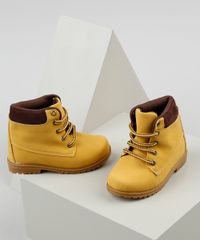 Bota-Coturno-Infantil-Baby-Club-com-Recorte-em-Suede-Mostarda-9911311-Mostarda_1