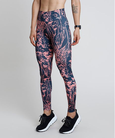 Calca-Feminina-BBB-Esportiva-Ace-Estampada-Floral-com-Protecao-UV50--Preta-9803550-Preto_1