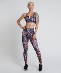 Calca-Feminina-BBB-Esportiva-Ace-Estampada-Floral-com-Protecao-UV50--Preta-9803550-Preto_3