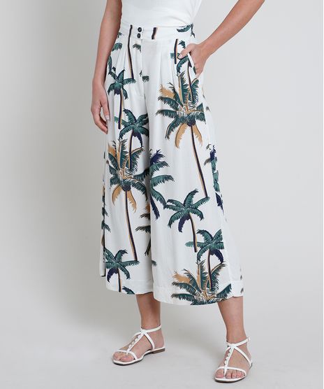 Calca-Feminina-BBB-Pantacourt-Estampada-de-Coqueiros-com-Linho-Off-White-9913070-Off_White_1