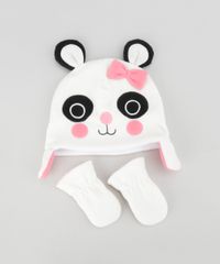 Kit-de-Gorro---Luva-em-Plush--Panda--Off-White-8491197-Off_White_1 Kit-de-Gorro---Luva-em-Plush--Panda--Off-White-8491197-Off_White_1