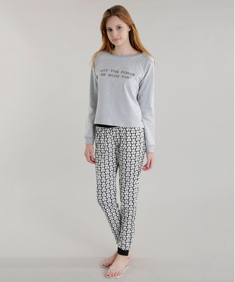 Pijama-Star-Wars-em-Moletom-Cinza-Mescla-8628556-Cinza_Mescla_1