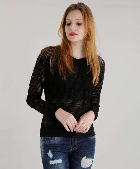 Blusa-em-Tela-Preta-8646991-Preto_1 Blusa-em-Tela-Preta-8646991-Preto_1