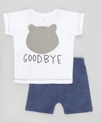 Conjunto-de-Camiseta--Urso--Branca---Bermuda-em-Moletom-Azul-Marinho-8574281-Azul_Marinho_2