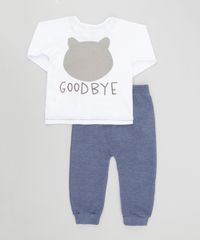 Conjunto-de-Camiseta--Urso--Branca---Calca-em-Moletom-Azul-Marinho-8574288-Azul_Marinho_2