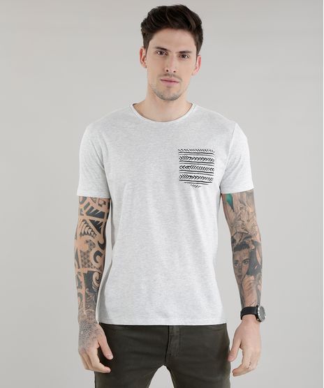 Camiseta-com-Bolso-Estampado-Cinza-Mescla-Claro-8602995-Cinza_Mescla_Claro_1