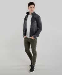 Camiseta-com-Bolso-Estampado-Cinza-Mescla-Claro-8602995-Cinza_Mescla_Claro_3