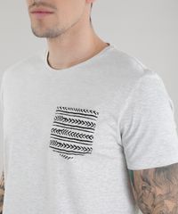 Camiseta-com-Bolso-Estampado-Cinza-Mescla-Claro-8602995-Cinza_Mescla_Claro_4