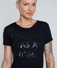 Blusa-Feminina-Esportiva-Ace--Strong-As-A-Woman--Manga-Curta-Decote-Redondo-Preta-8891883-Preto_4
