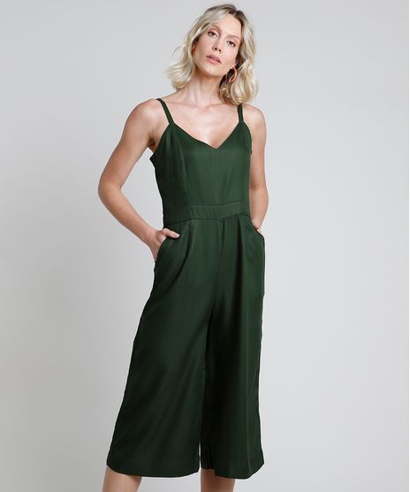 Macacao-Feminino-Pantacourt-com-Bolsos-Alca-Fina-Verde-Escuro-9893643-Verde_Escuro_1
