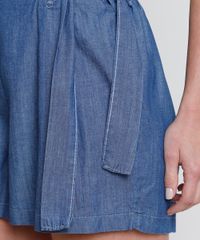 Short-Jeans-Feminino-Clochard-Cintura-Alta-com-Faixa-para-Amarrar-Azul-Medio-9836762-Azul_Medio_4