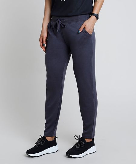 Calca-Feminina-Esportiva-Ace-Basica-em-Moletom-com-Bolsos-Chumbo-9801524-Chumbo_1 Calca-Feminina-Esportiva-Ace-Basica-em-Moletom-com-Bolsos-Chumbo-9801524-Chumbo_1