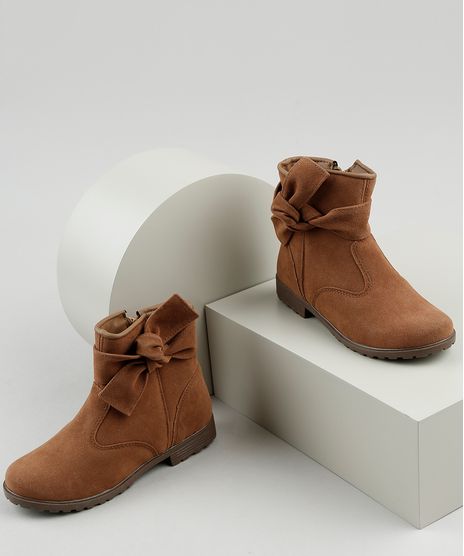 Bota-Infantil-Palomino-em-Suede-com-Laco-Caramelo-9915746-Caramelo_1