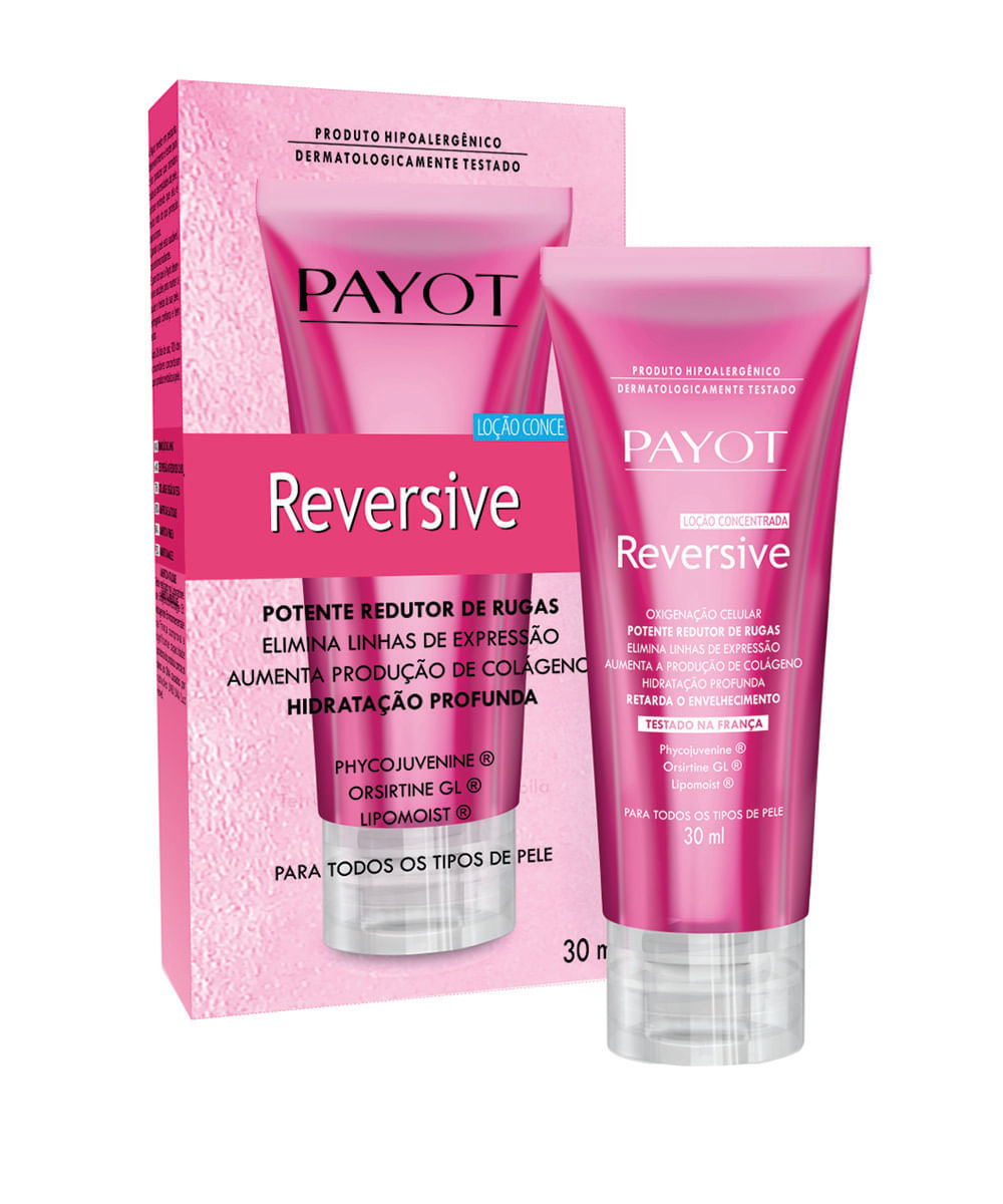 Loção Anti-Idade Rejuvenescedor Facial Reversive 30ml - Payot único