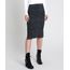 Saia-Feminina-Midi-Estampada-de-Poa-com-Fendas-Preta-9880387-Preto_1