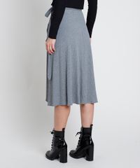 Saia-Feminina-Midi-Envelope-Canelada-Cinza-Mescla-Escuro-9899141-Cinza_Mescla_Escuro_2