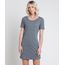Vestido-Feminino-Curto-Canelado-Manga-Curta-Cinza-Mescla-Escuro-9872910-Cinza_Mescla_Escuro_1