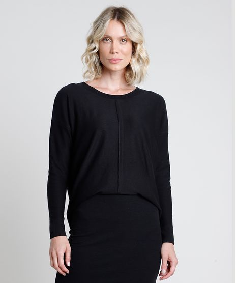 Sueter-Feminino-em-Trico-com-Friso-Manga-Morcego-Preto-9799576-Preto_1