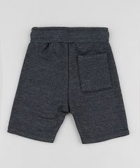 Bermuda-Infantil-Mickey-em-Moletom-com-Bolso-Cinza-Mescla-Escuro-9869569-Cinza_Mescla_Escuro_2