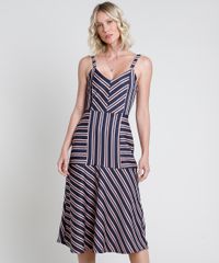 Vestido-Feminino-Midi-Listrado-com-Recortes-Alca-Fina-Azul-Marinho-9874850-Azul_Marinho_1