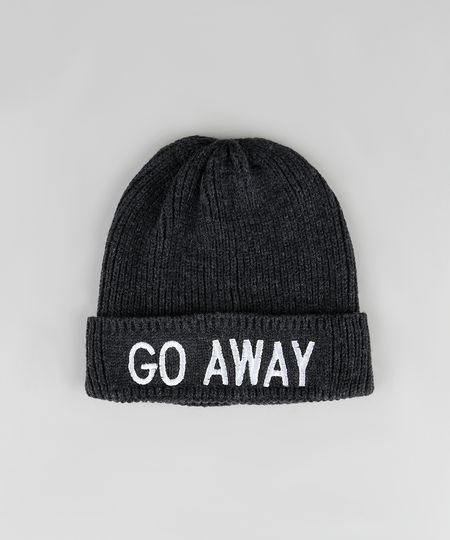 Gorro-Unissex-em-Trico-com-Bordado--Go-Away--Cinza-Mescla-Escuro-8903307-Cinza_Mescla_Escuro_1 Gorro-Unissex-em-Trico-com-Bordado--Go-Away--Cinza-Mescla-Escuro-8903307-Cinza_Mescla_Escuro_1