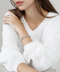 Pulseira-Feminina-com-Strass-Dourada-9860341-Dourado_3