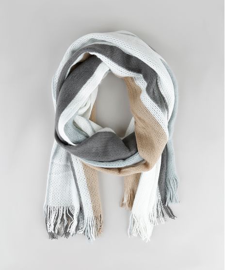 Cachecol-Feminino-Listrado-com-Franjas-Off-White-9834499-Off_White_1